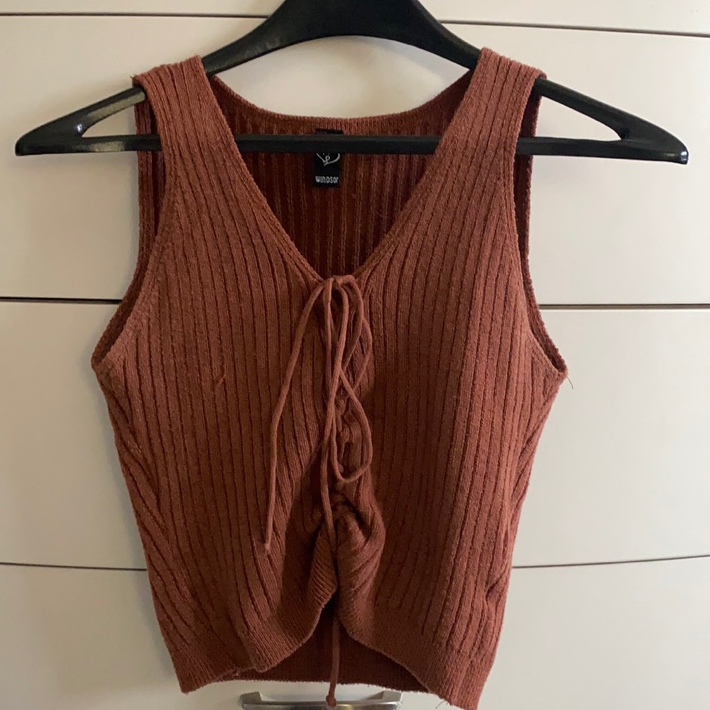 soft coral crop top